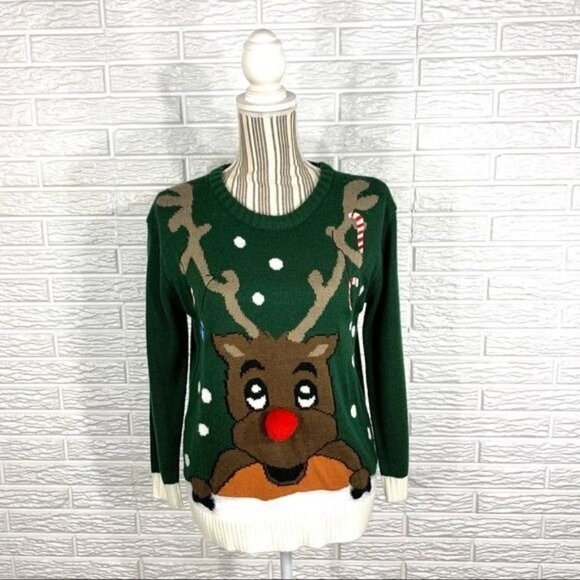 Christmas Sweater Rudolph the Red Nosed Reindeer Size Small - Picture 1 of 6